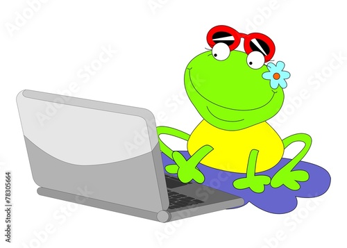 frog with the comp