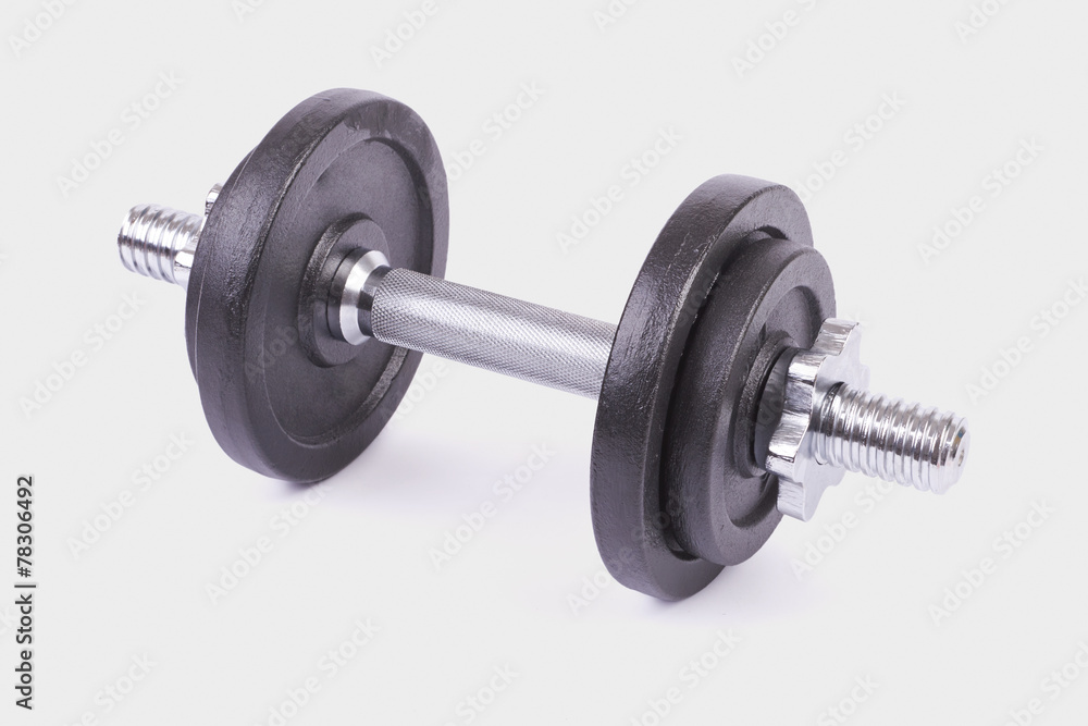 Dumbbells isolated on white background Dumbbells isolated on white background