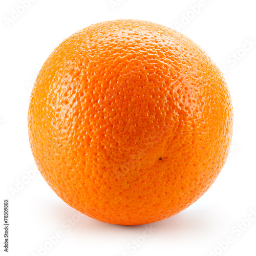 Orange fruit isolated on white background