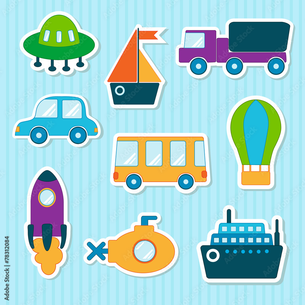 Naklejka premium Baby Toys Stickers