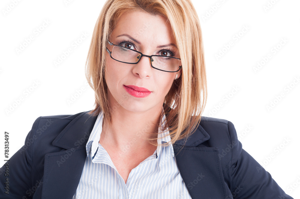 Portrait of a beautiful business woman