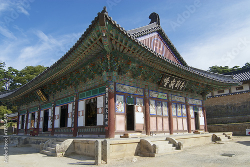 Beautiful Haeinsa temple exterior, South Korea.