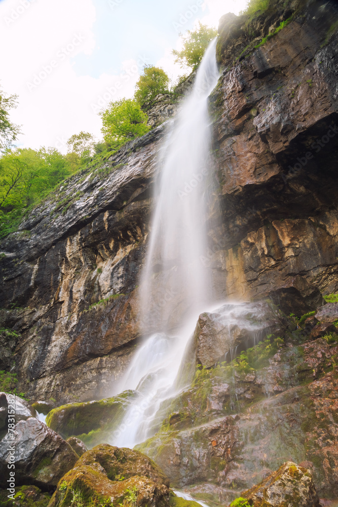 Pine Stone (Borov Kamak) waterfall in Balkan Mountains, Bulgaria Pine Stone (Borov Kamak) waterfall in Balkan Mountains, Bulgaria