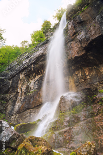 Pine Stone  Borov Kamak  waterfall in Balkan Mountains  Bulgaria