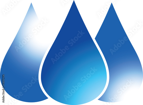 Blue drop