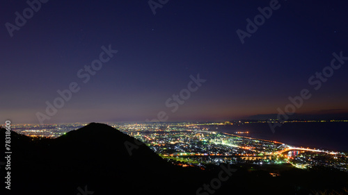 Night view from the Shonandaira Observatory in Hiratsuka, Kanaga © Scirocco340