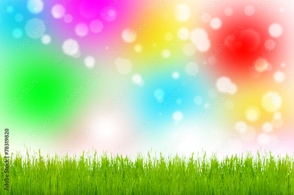Osterwiese, bunter Hintergrund, Ostern Osterwiese, bunter Hintergrund, Ostern