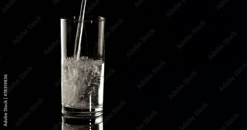 4K - Aspirin in a water glass 4K - Aspirin in a water glass