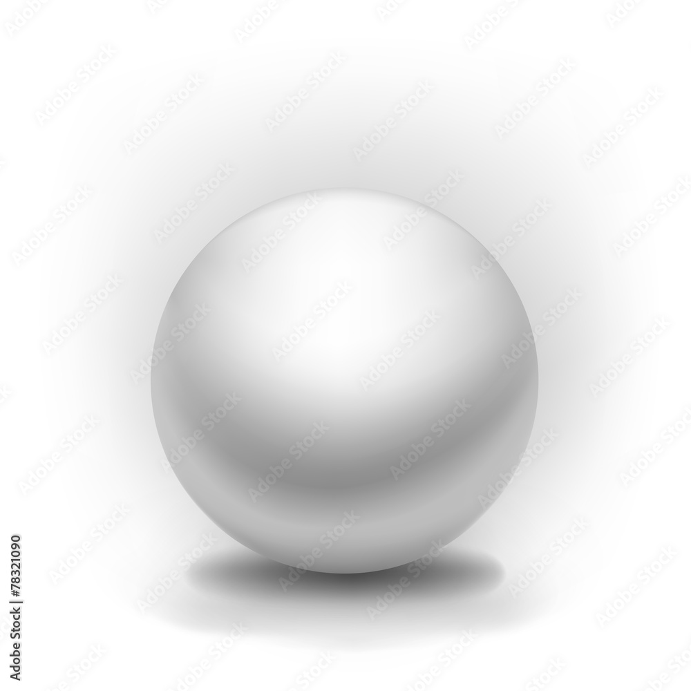 simple vector white sphere with shadow simple vector white sphere with shadow