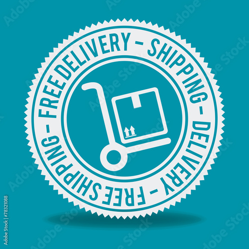 Delivery design, vector illustration.