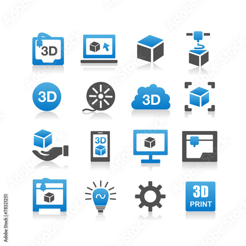3D print icon