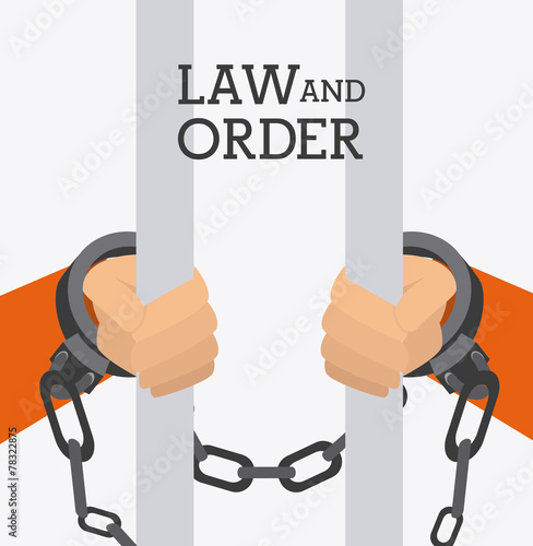 Law design, vector illustration.