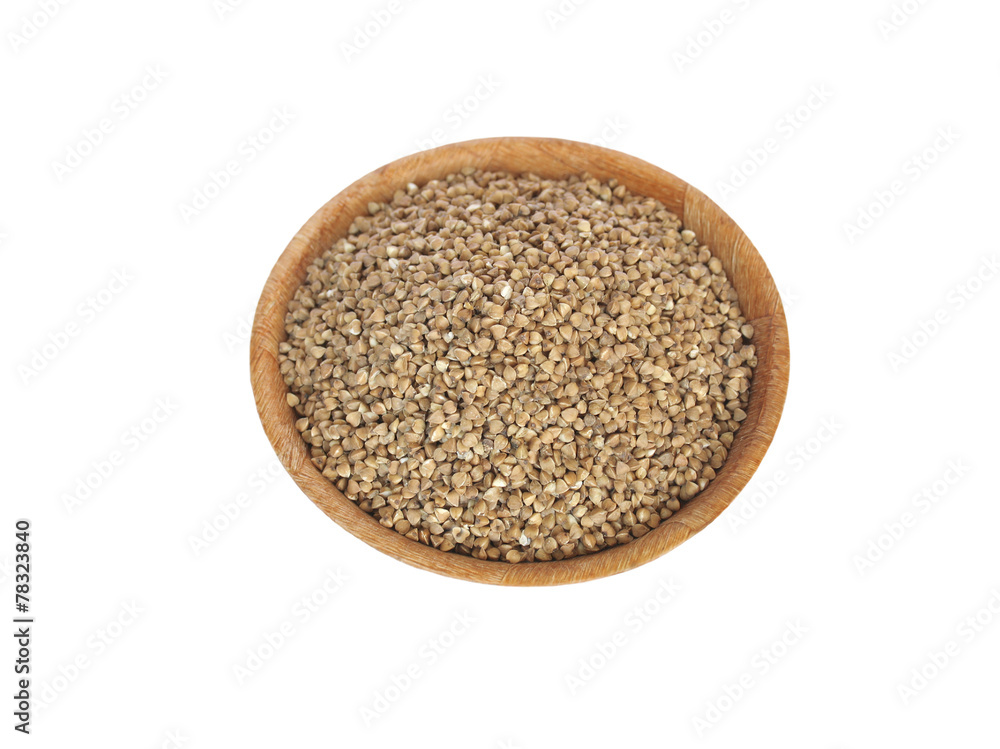 Buckwheat in a bowl Buckwheat in a bowl