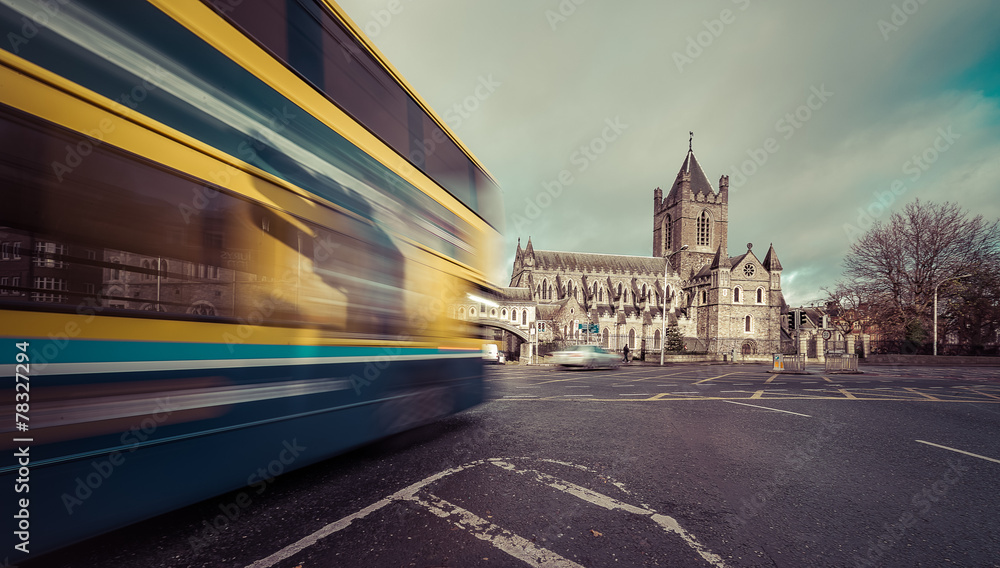 Obraz premium Christ Church Cathedral w Dublinie
