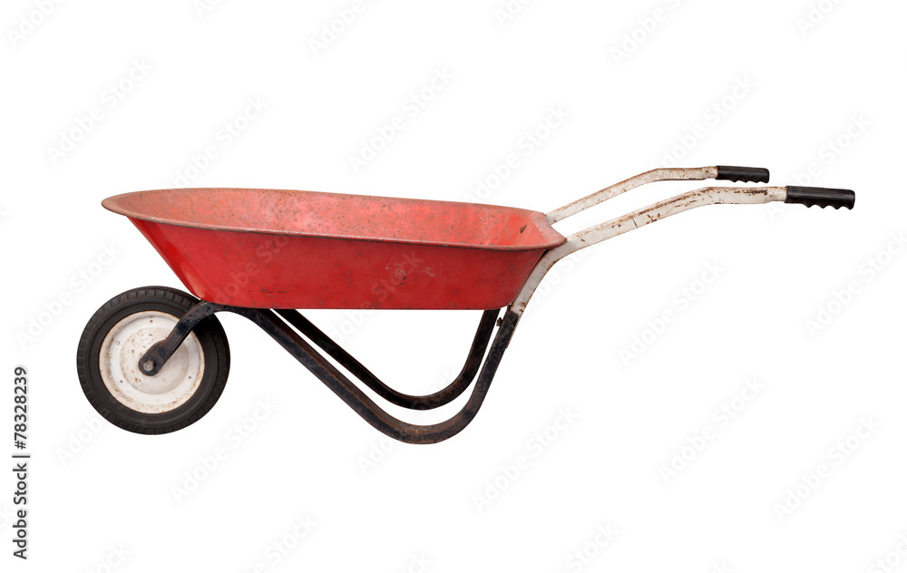 Antique Rusty Wheelbarrow Antique Rusty Wheelbarrow