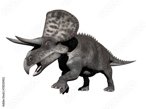 zuniceratops dinosaur - 3d render © Mariephotos