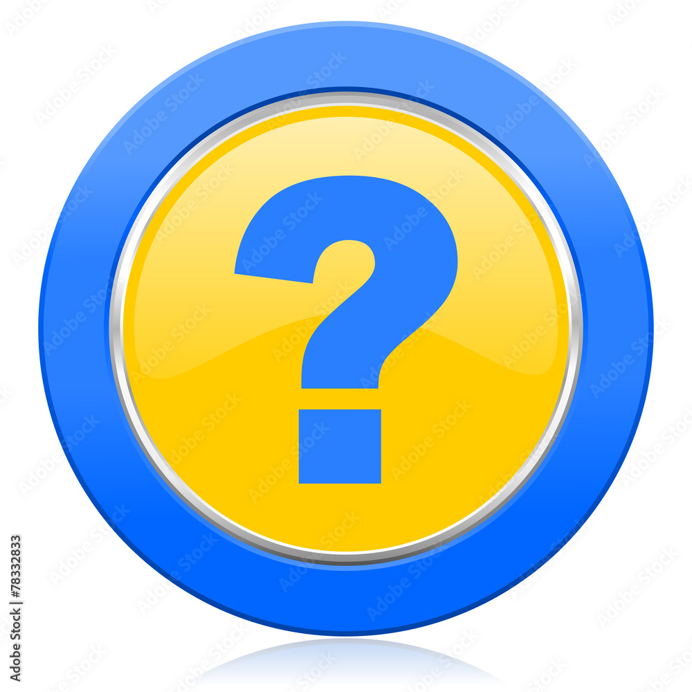 question mark blue yellow icon ask sign question mark blue yellow icon ask sign