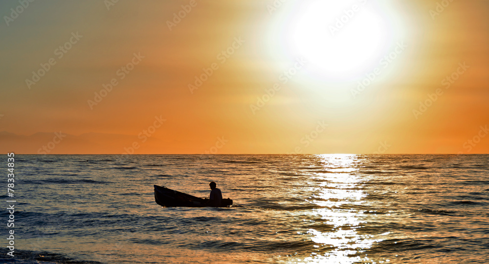 boat silhouette