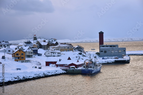 Photography Paysage enneigée en bord de mer, Norvège