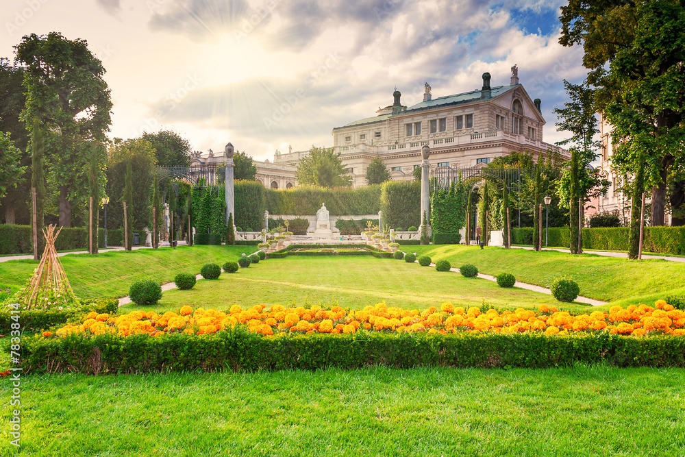 Fototapeta premium Park in Vienna