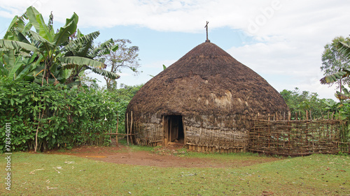 Dorf der Sidama, Äthiopien, Afrika photo