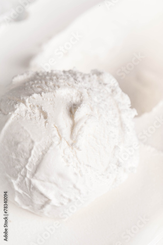 Vanilla Soft Ice Cream Background. Beige textured cream Ice-crea