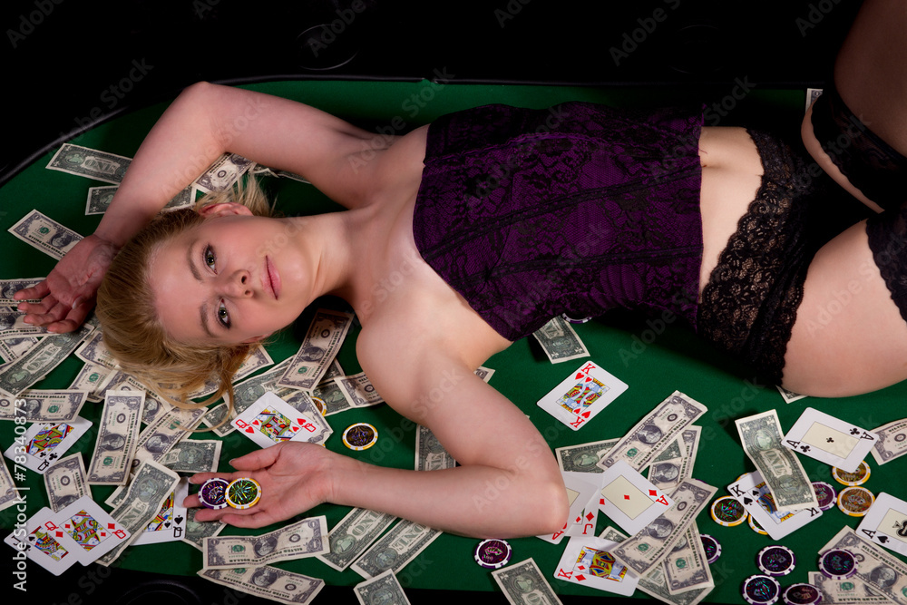 Obraz premium sexy Glücksspiel