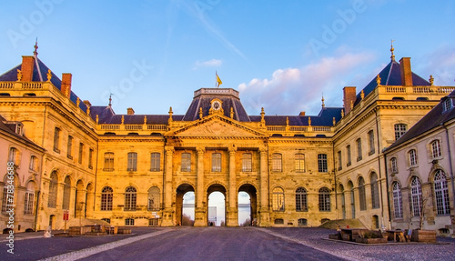 The castle of Luneville in the evening - Lorraine, France