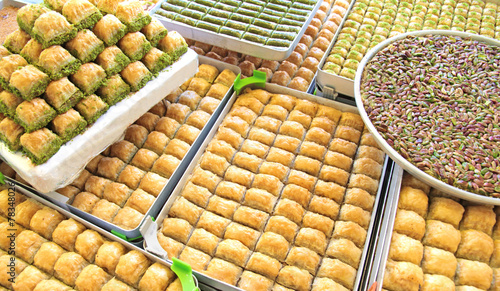 Turkish baklava and sweets