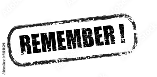 remember button schwarz 1802