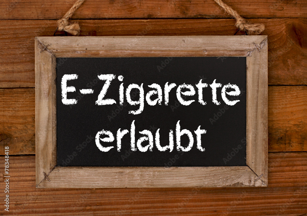 Fototapeta premium E-Zigarette erlaubt