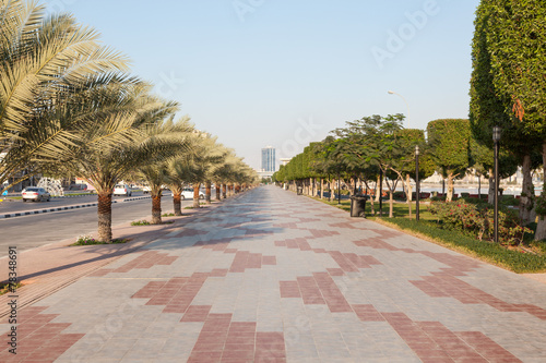Corniche in Ras Al Khaimah, United Arab Emirates