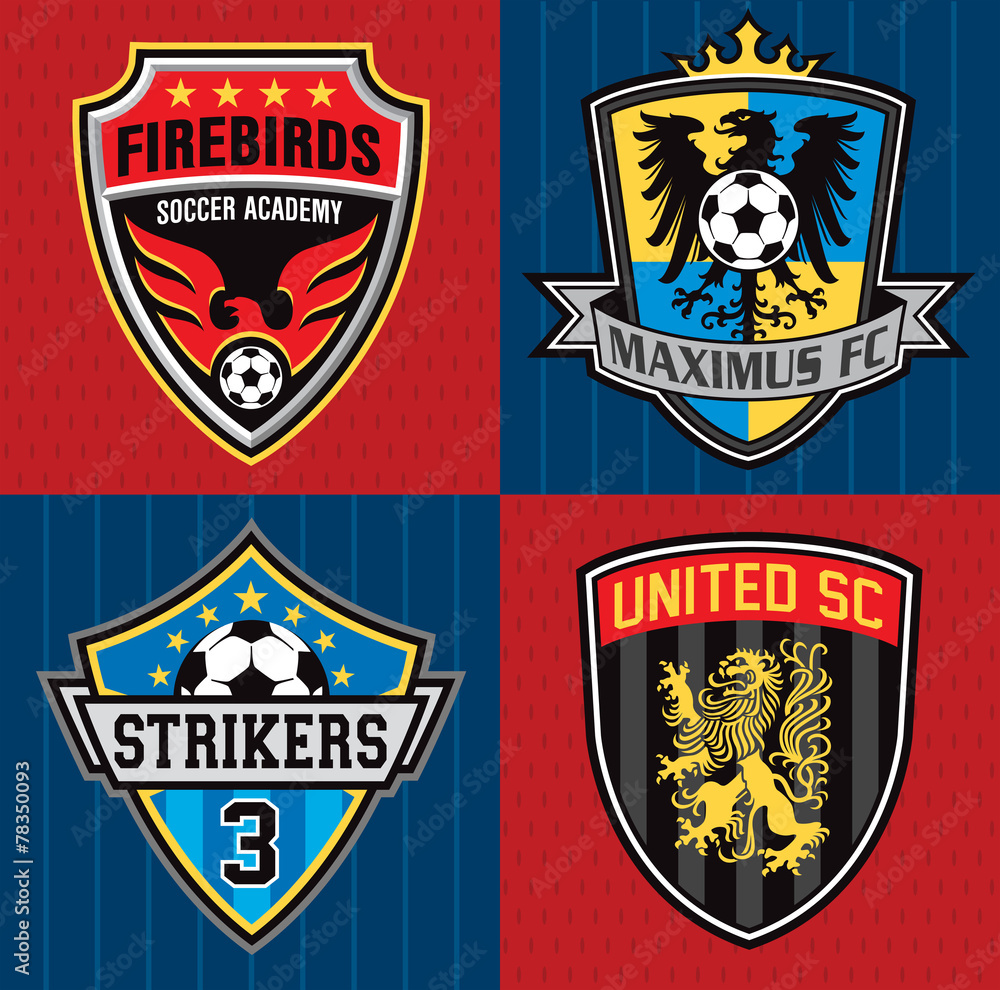 Soccer club emblem patches Soccer club emblem patches