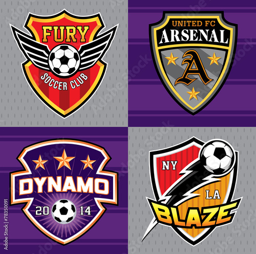 Soccer club emblem patches