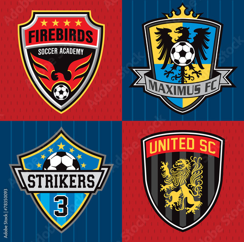 Soccer club emblem patches