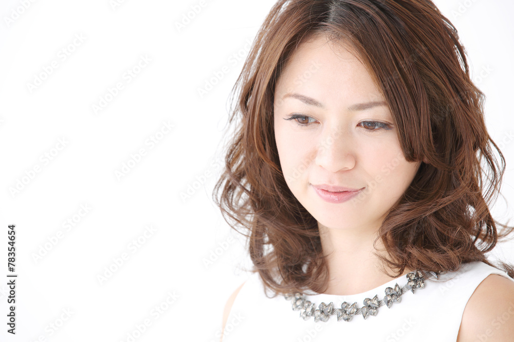 ウェーブヘア・じょせい