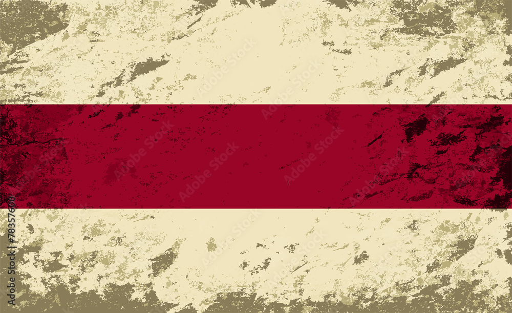 Belarusian flag. Grunge background. Vector illustration Belarusian flag. Grunge background. Vector illustration