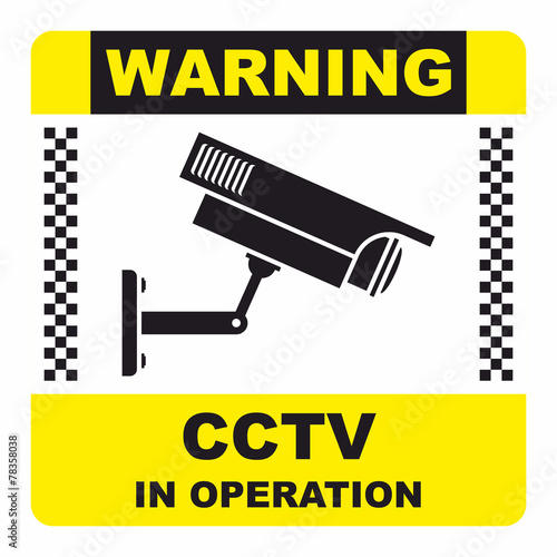 Video surveillance sign