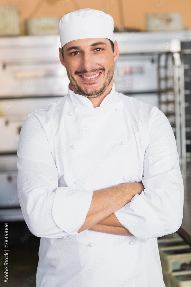 Smiling baker looking at camera Smiling baker looking at camera