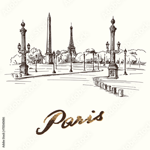 Paris - place de la concorde