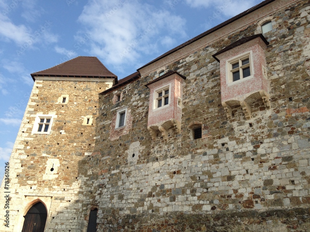 Stone walled castle