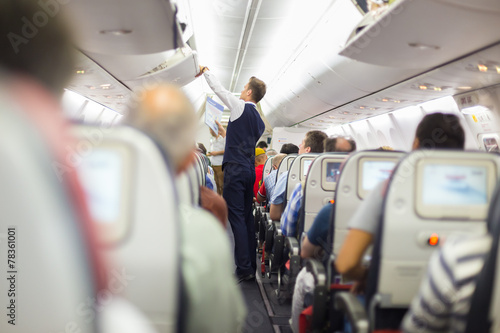 фотографія Steward on the airplane.