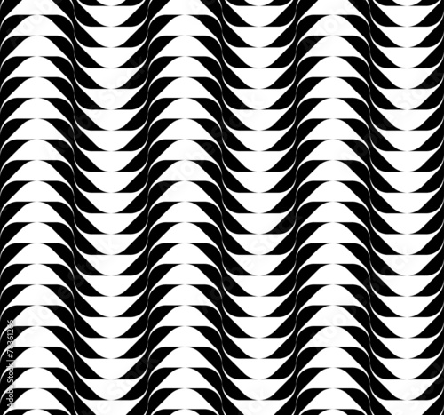 Black and white seamless pattern, abstract background.