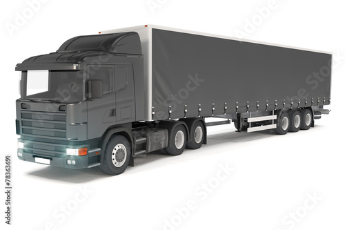 cargo truck - black - shot 09