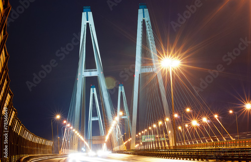 great bridge in St. Petersburg photo