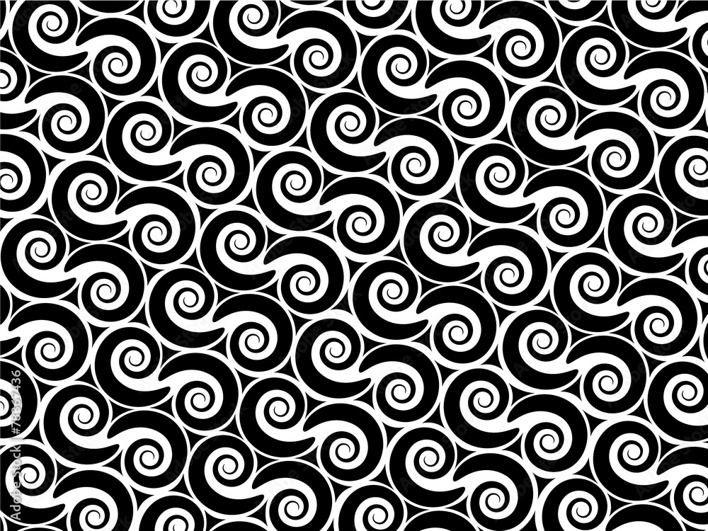 ABSTRACT BACKGROUND SPIRAL BLACK