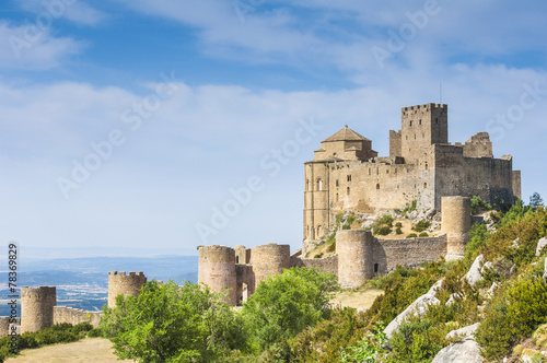 Loarre castle  Huesca  Spain 