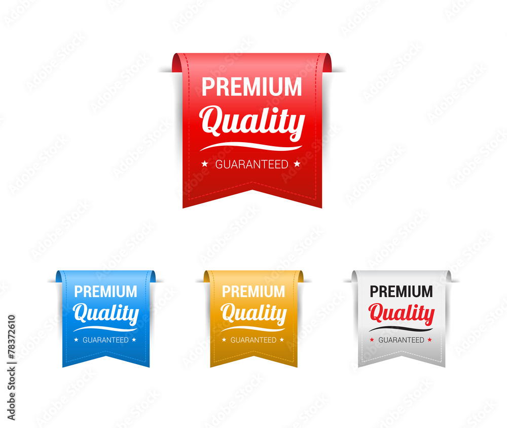 Premium Quality Labels - obrazy, fototapety, plakaty 
