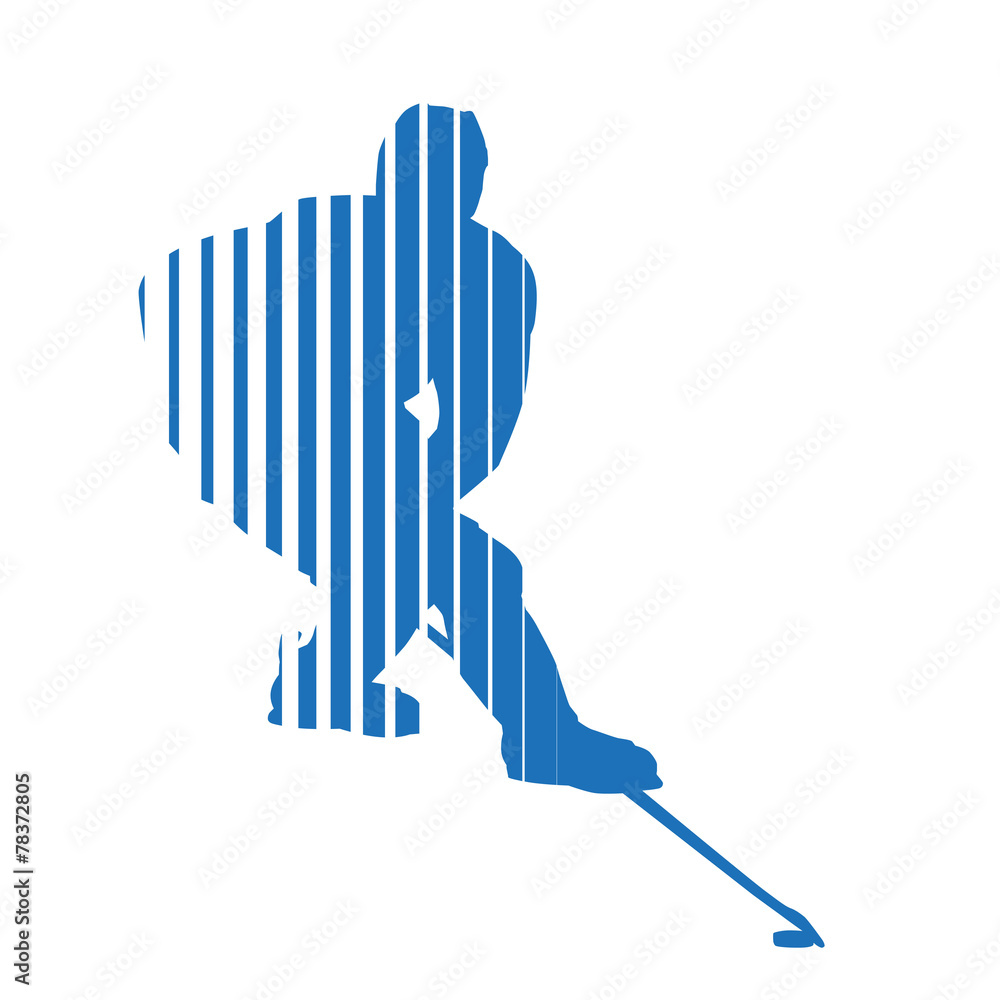 Fototapeta premium Hockey player