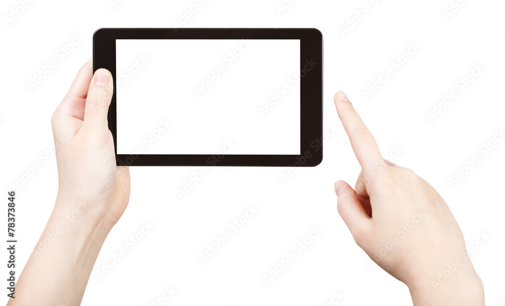finger clicking tablet pc with cut out screen finger clicking tablet pc with cut out screen